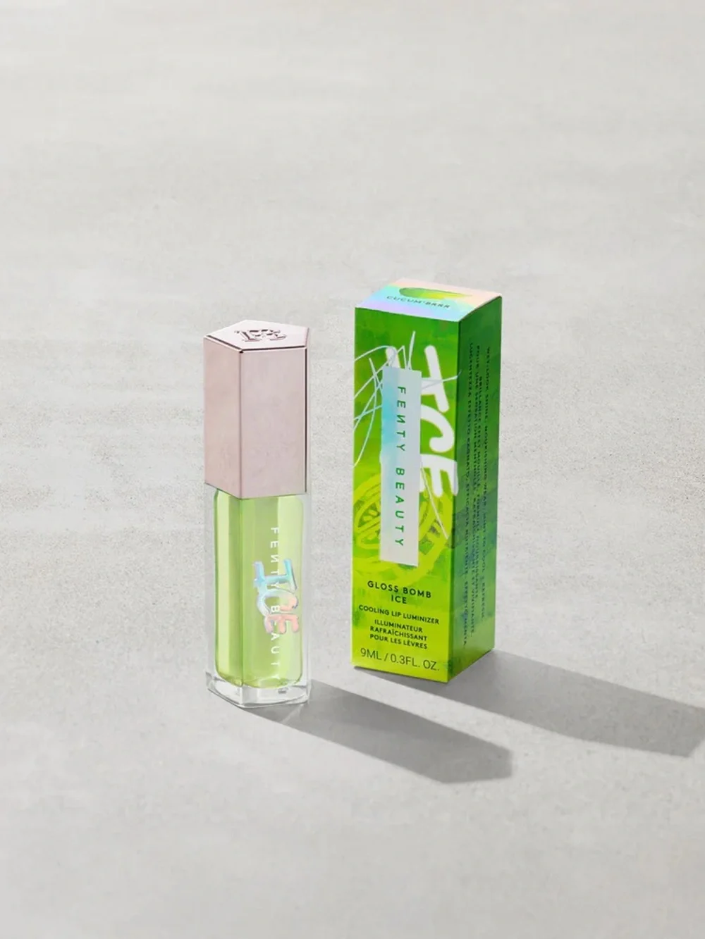 Fenty Beauty Gloss Bomb Ice Lip Luminizer Cucum'brrr